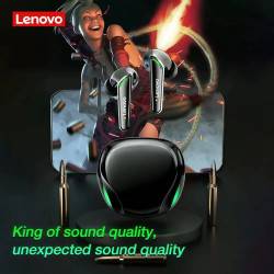 Lenovo XT92 Słuchawki Bezprzewodowe TWS | Gamingowe Sportowe Douszne z Mikrofonem