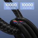 Kabel ESSAGER USB-C 100W 7A z wyświetlaczem LED 2m