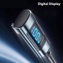 Kabel Essager 100W USB typ C - USB typ C 5A wyświetlac LED 90 stopni 2m